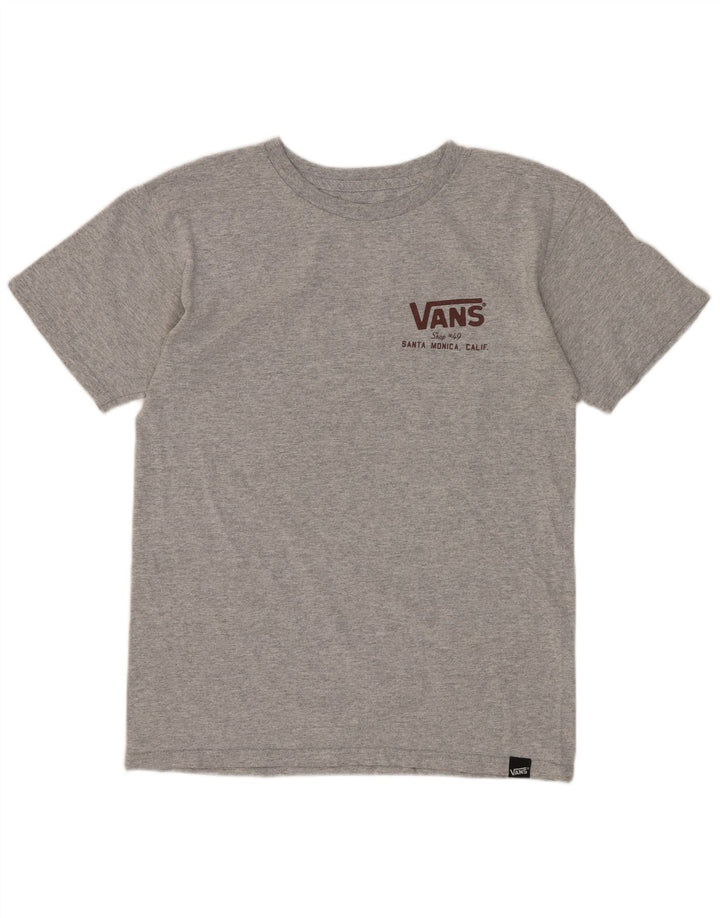 VANS Tricou grafic pentru femei Top UK 10 Small Grey Bumbac