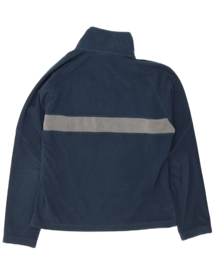 Pulover O'Neill pentru bărbați, cu fermoar și gât, fleece, mediu, bleumarin, color block