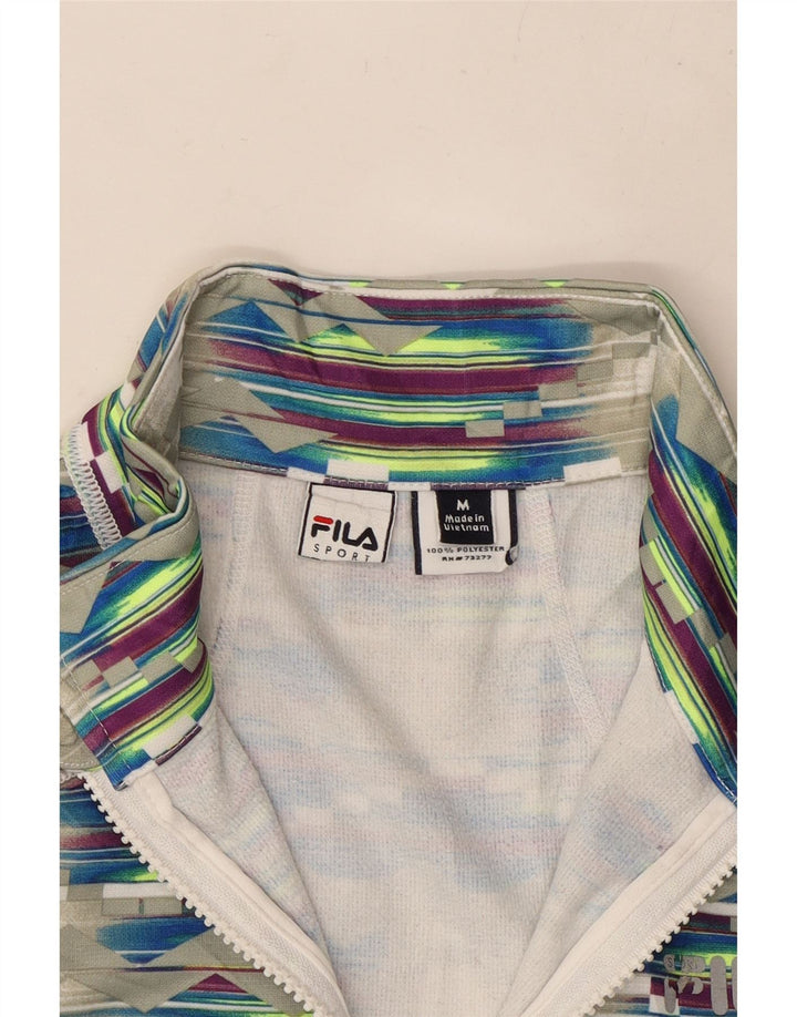 Top de trening FILA Pulover pentru femei UK 12 Medium Multicolor Geometric