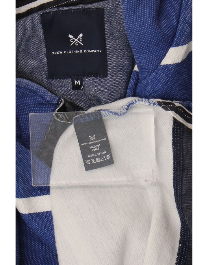 CREW CLOTHING Hanorac pentru bărbați cu gât cu nasturi Pulover Medium Blue Dunge