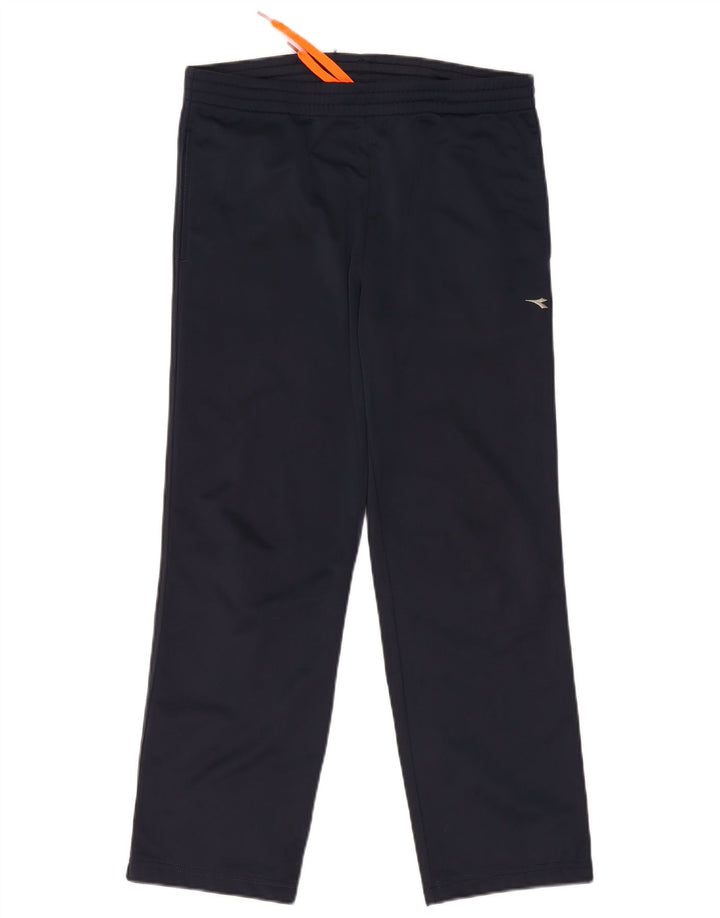 Pantaloni de trening Diadora pentru bărbați, poliester, albastru mic