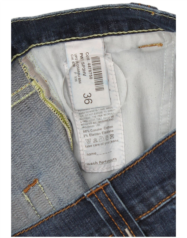 Blugi Dondup pentru bărbați subțiri W36 L34 Bumbac albastru