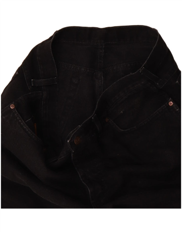 Blugi drepti pentru bărbați Wrangler W28 L32 negri