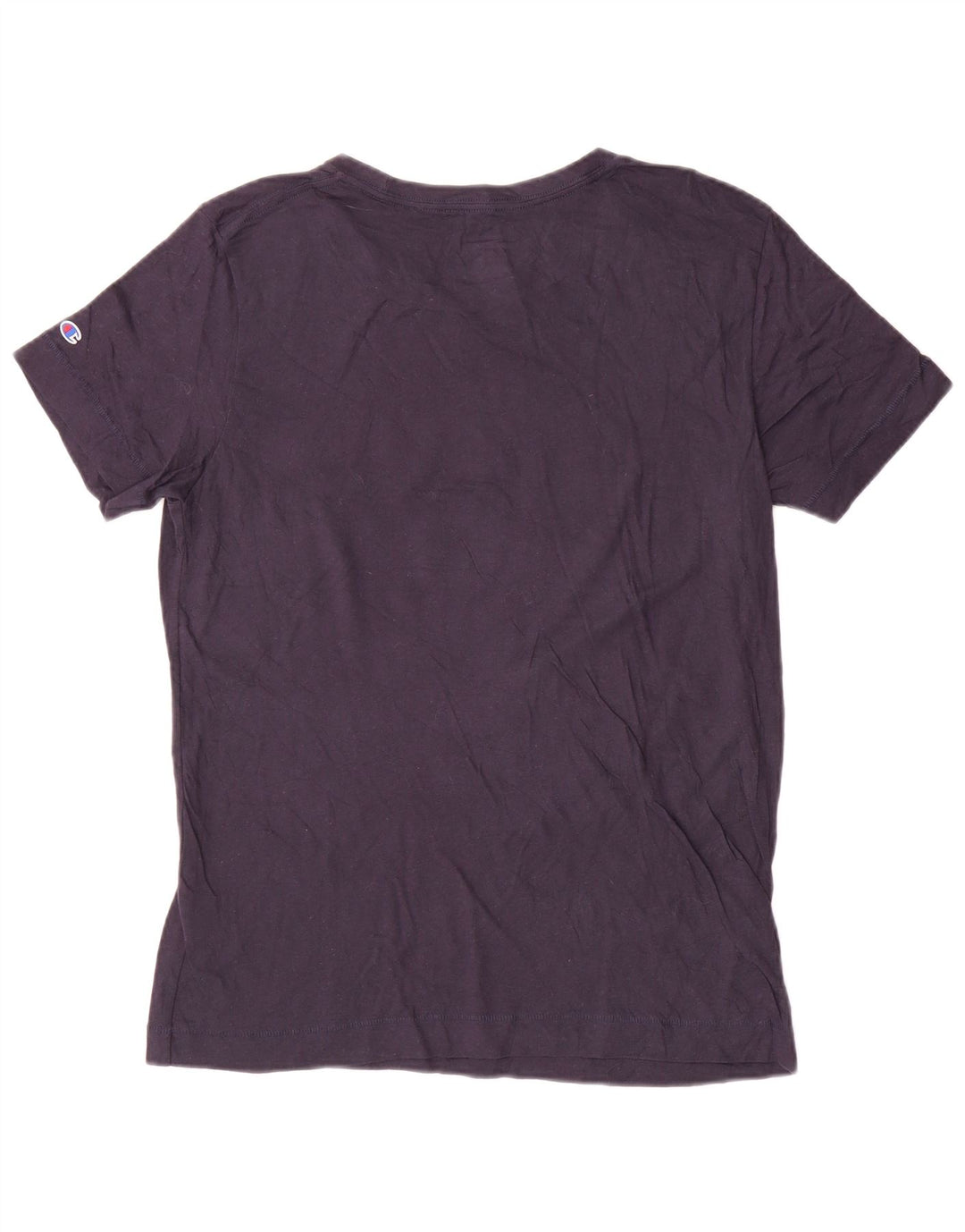 Tricou cu grafic Notre Dame Champion pentru femei Top UK 16 Mare Bumbac bleumarin