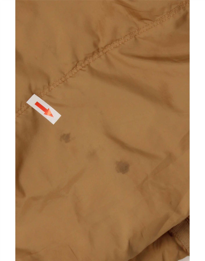 Palton căptușit cu glugă pentru femei Tommy Hilfiger UK 10 Poliester maro mic
