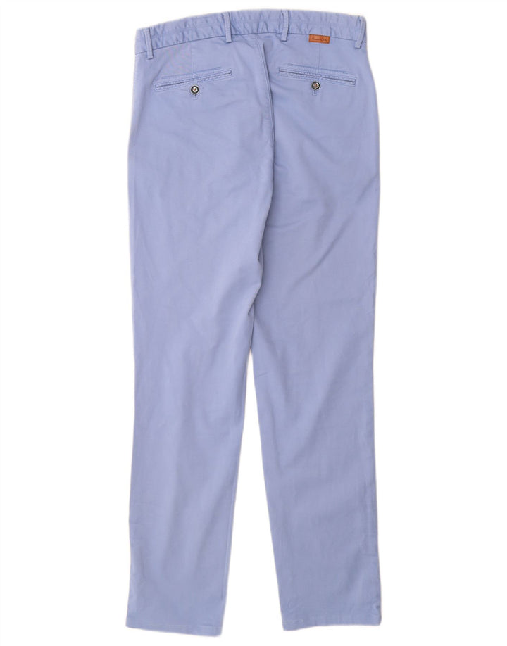 MASSIMO DUTTI Pantaloni Chino Slim Fit pentru bărbați EU 38 Mici W30 L30 Albastru