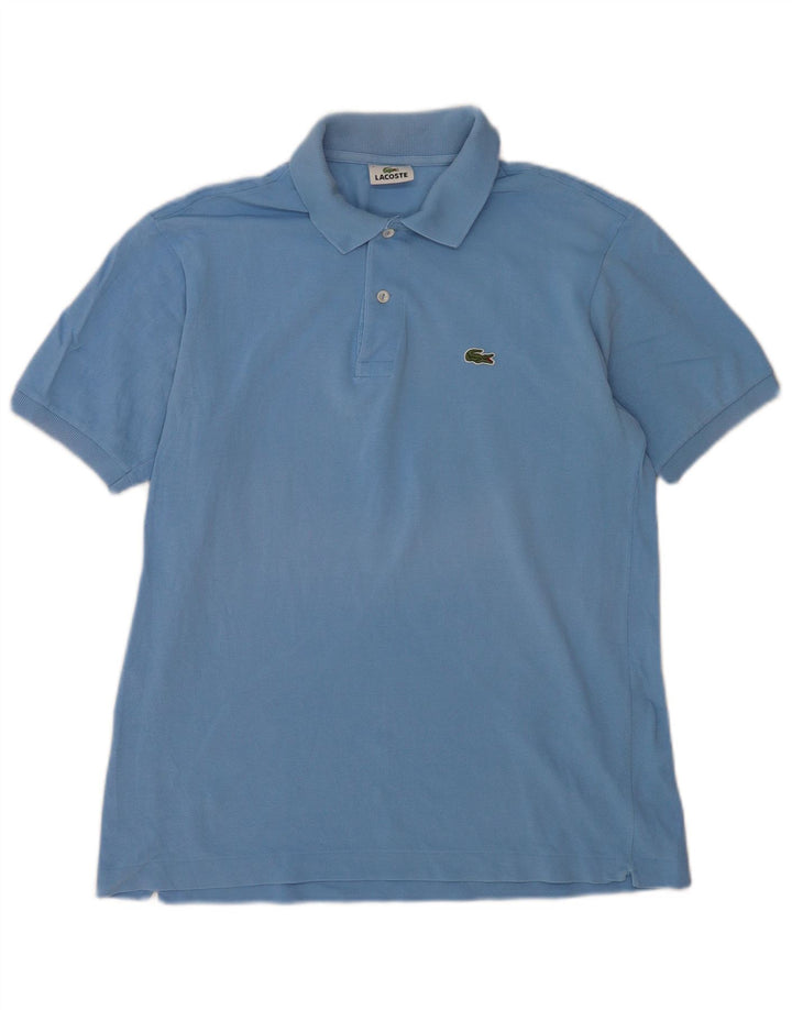 Tricou polo Lacoste pentru bărbați mărimea 4 albastru mediu