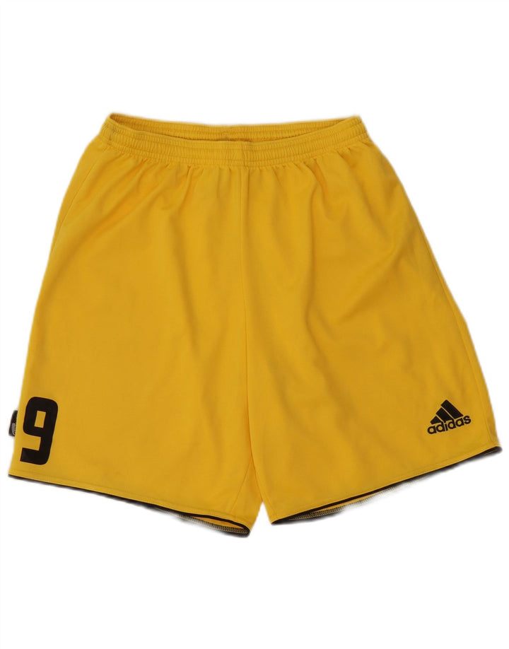 Pantaloni scurți sport grafic Adidas pentru băieți 11-12 ani Poliester galben mediu