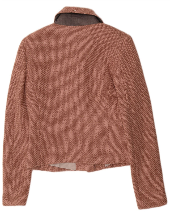 Jachetă pentru femei Armani Jeans din tricot cu 4 nasturi EU 42 Maro Acrilic Maro