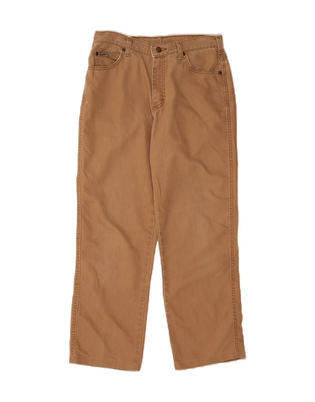LEE Mens Straight Jeans W32 L28 Brown Vintage Lee and Second-Hand Lee from Messina Hembry 