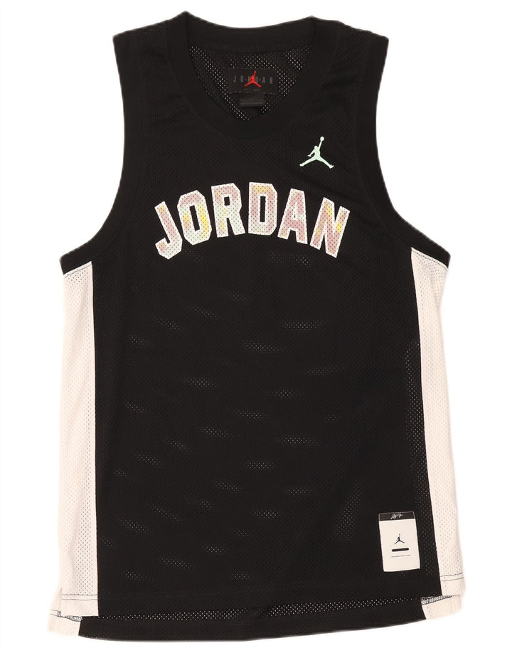 Vestă grafică pentru bărbați Jordan, mic, negru, poliester