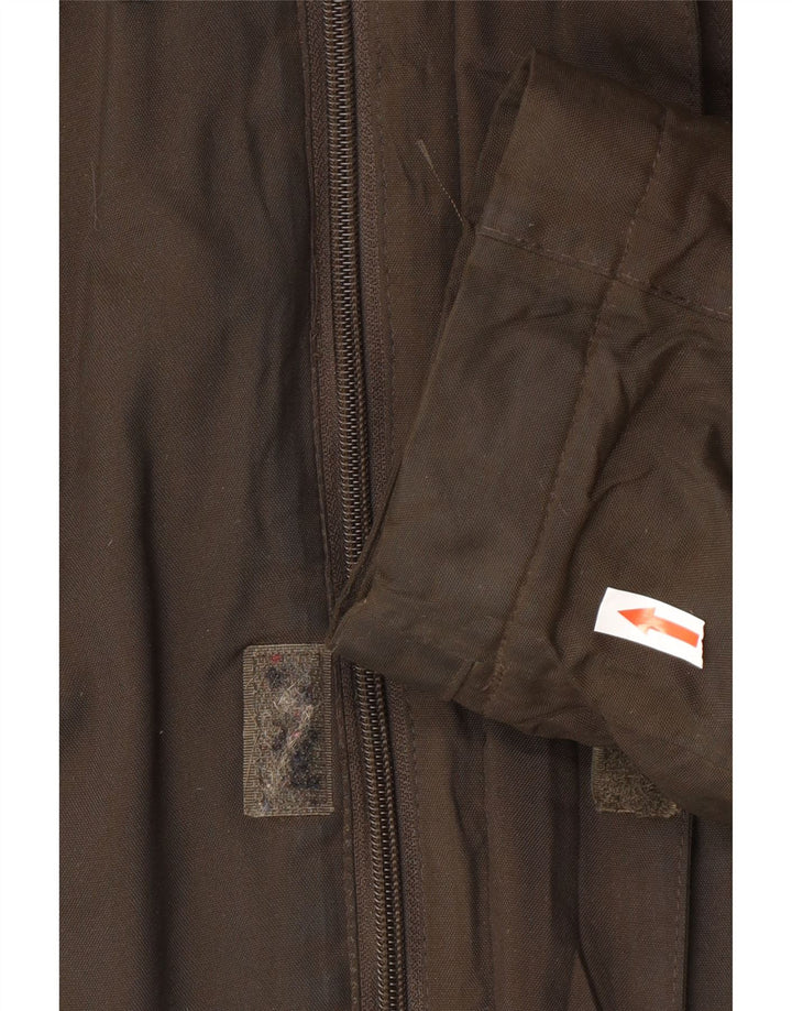Jachetă parka cu glugă pentru bărbați Mountain Warehouse UK 38, nailon maro mediu