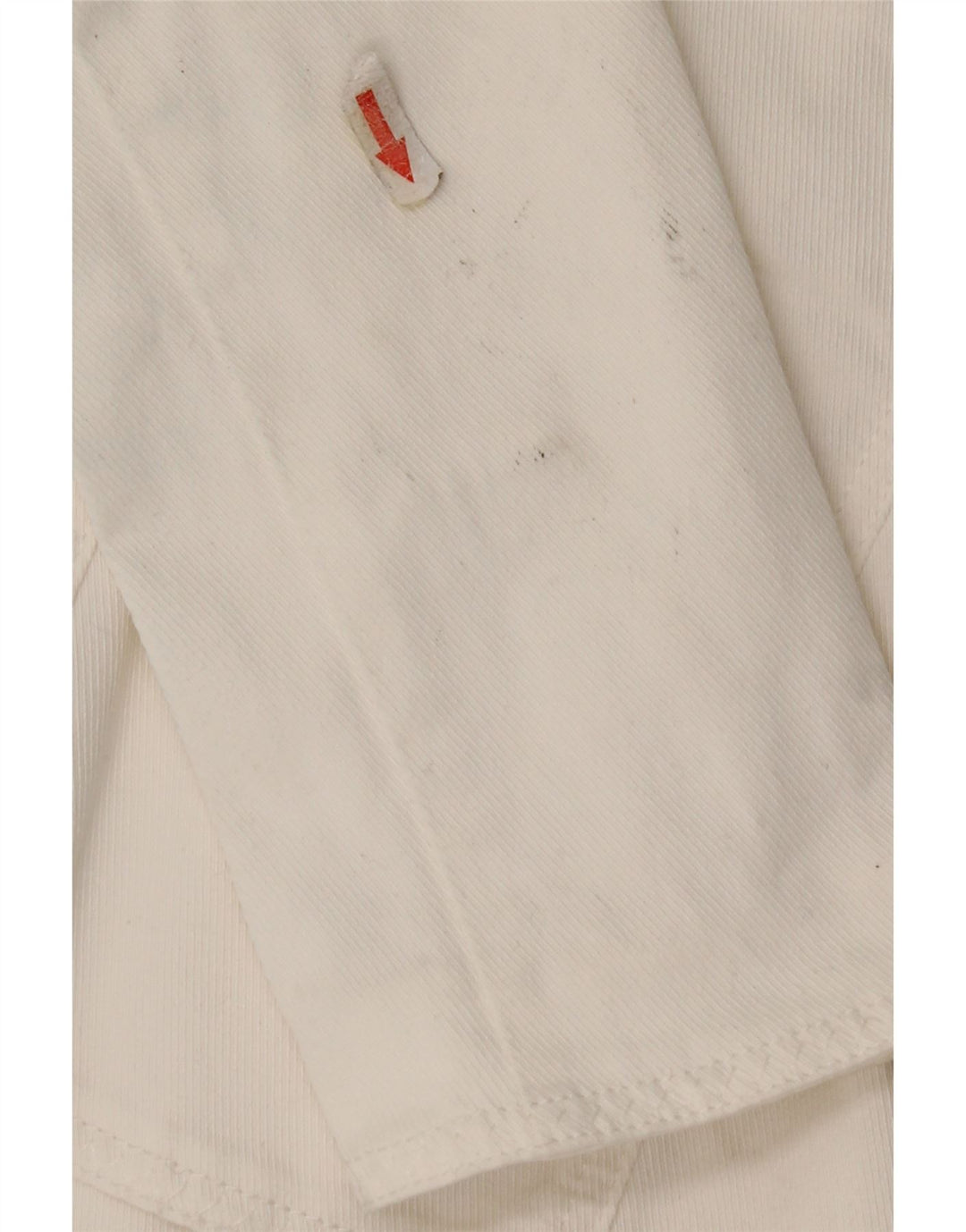 Jachetă Blazer pentru femei Armani Jeans cu 3 nasturi UK 10 Bumbac alb mic