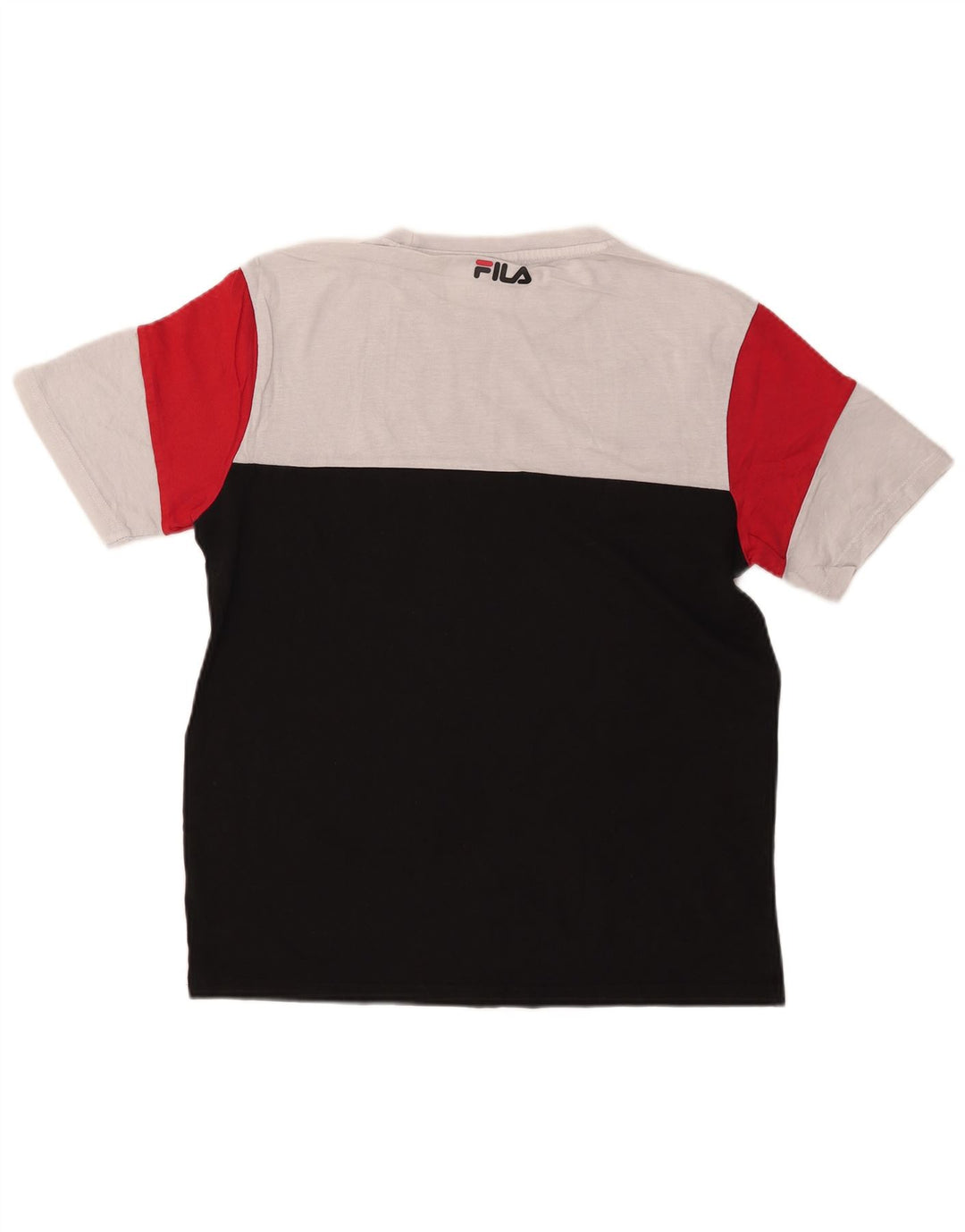 Tricou Bărbați Fila Top Mediu Negru Colorblock