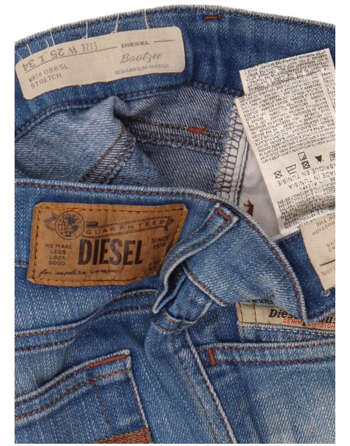 Jeans Bootzee Slim Bootcut pentru femei Diesel W25 L30 Bumbac albastru