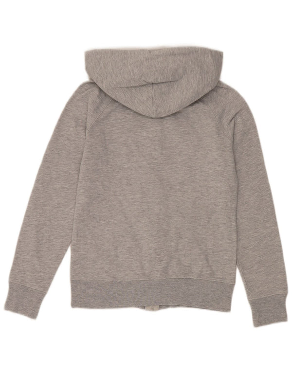Pulover pentru femei Gap Graphic Zip Hoodie UK 6 XS Bumbac gri
