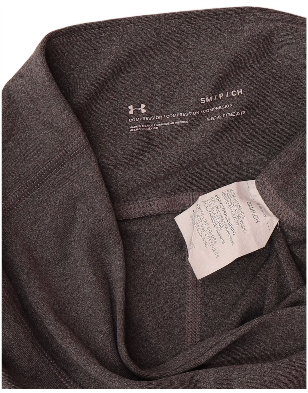 Leggings pentru femei UNDER ARMOUR Heat Gear UK 10, poliester gri mic