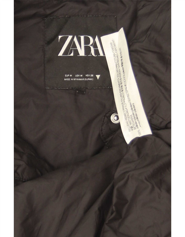 Haina de vânt pentru femei Zara UK 14 Poliester mediu negru