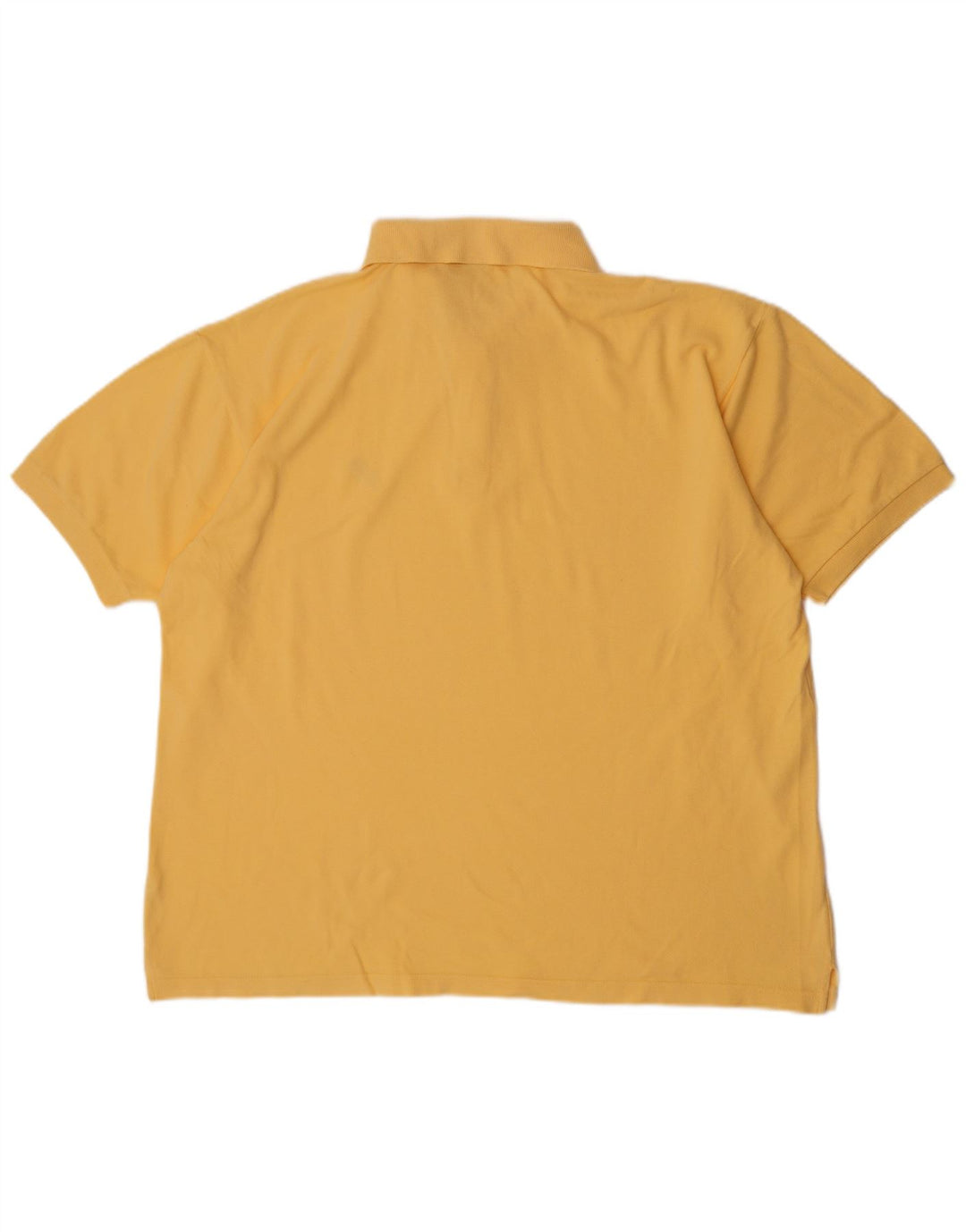Tricou polo Asics pentru bărbați, bumbac galben 2XL