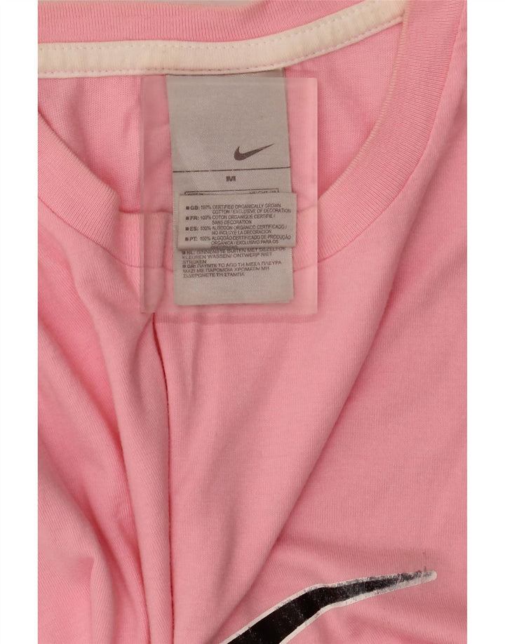 Tricou grafic pentru bărbați Nike Top din bumbac roz mediu