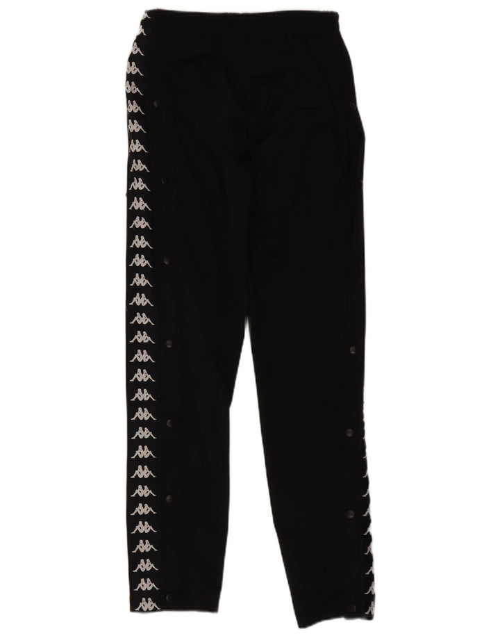 Pantaloni de trening grafic Kappa pentru bărbați, mici, negri