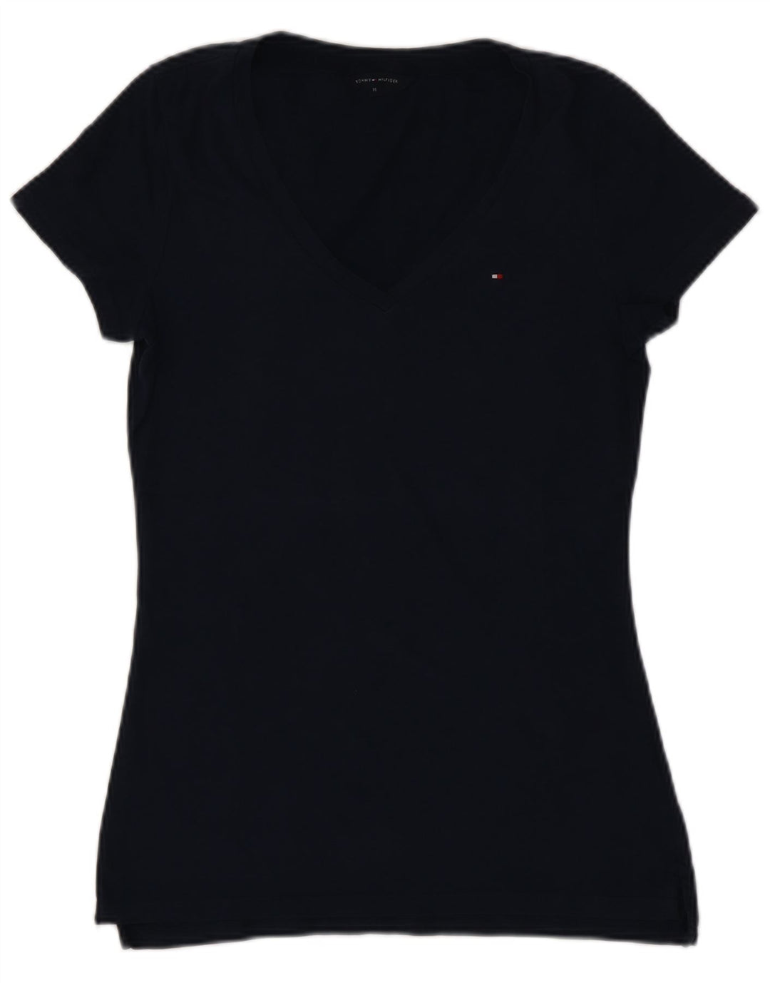 TOMMY HILFIGER Tricou pentru femei Top UK 12 Medium Bleumarin Bumbac