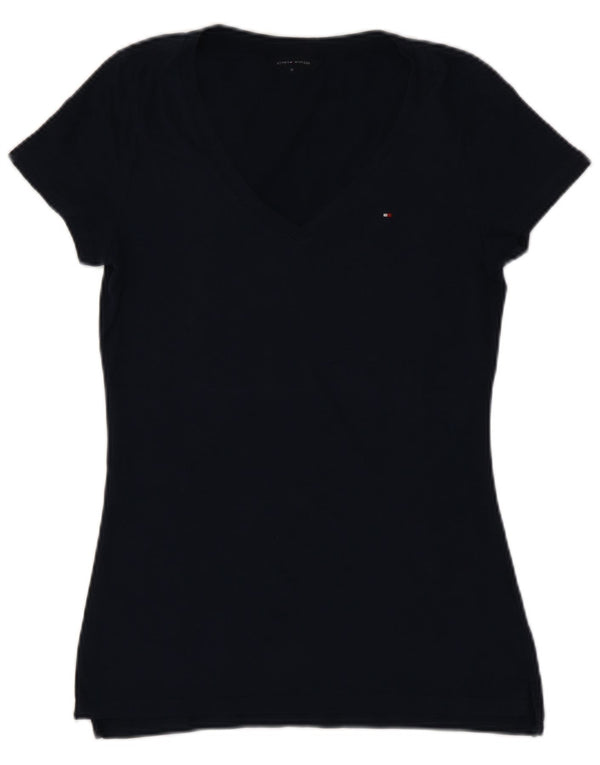 TOMMY HILFIGER Tricou pentru femei Top UK 12 Medium Bleumarin Bumbac