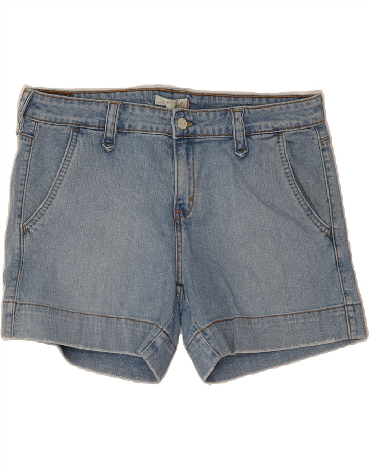 LEVI'S Womens 545 Denim Shorts US 12 Large W36 Blue Cotton Vintage Levi's and Second-Hand Levi's from Messina Hembry 