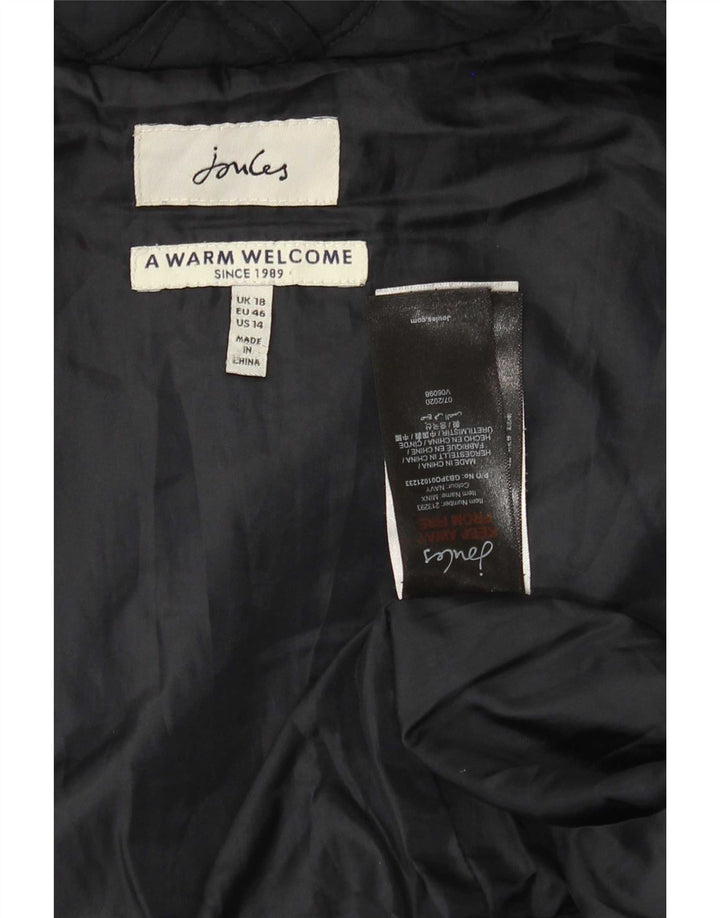 Gilet matlasat Joules pentru femei UK 18 XL bleumarin poliester