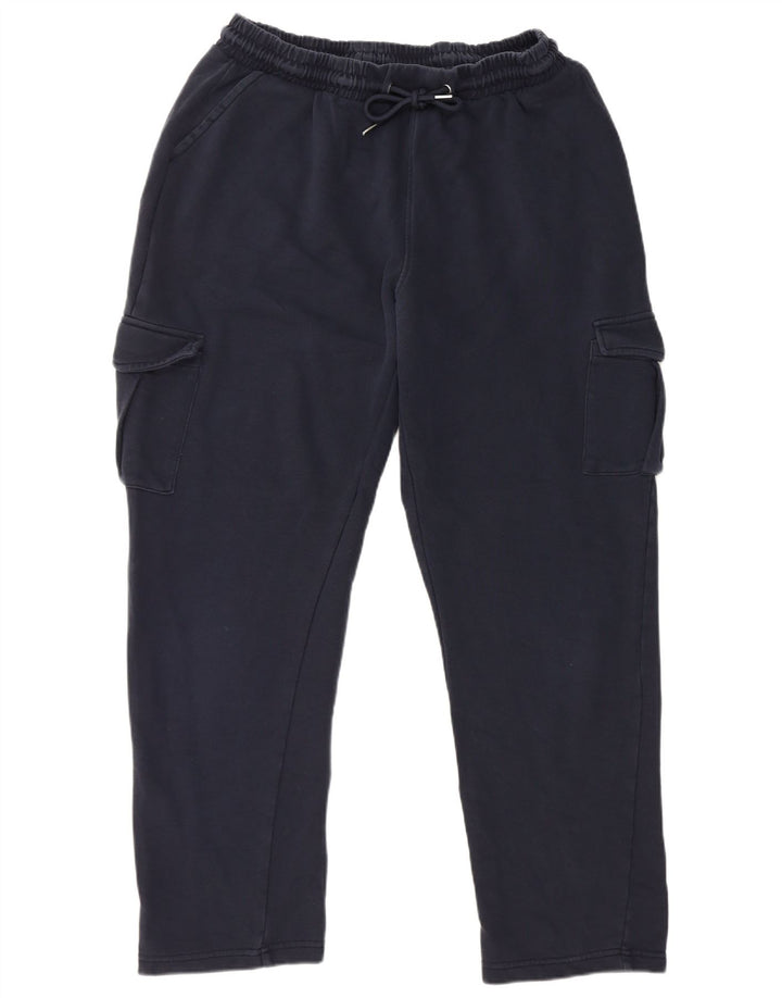 Pantaloni de trening cargo pentru bărbați Cotton Traders XL bleumarin