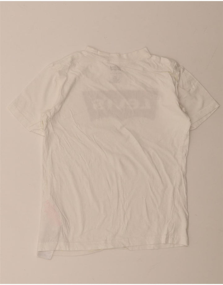 Tricou grafic Levi's pentru baieti Top 11-12 ani bumbac alb