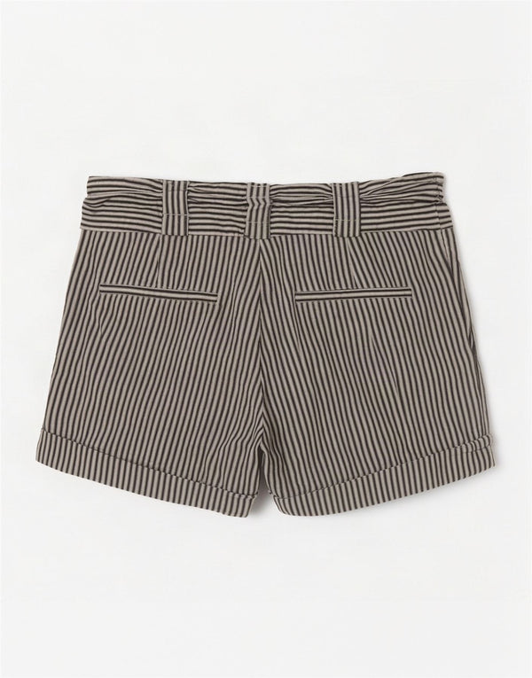 Pantaloni caldi Oasis pentru femei UK 8 Small W28 White Pinstripe Bumbac