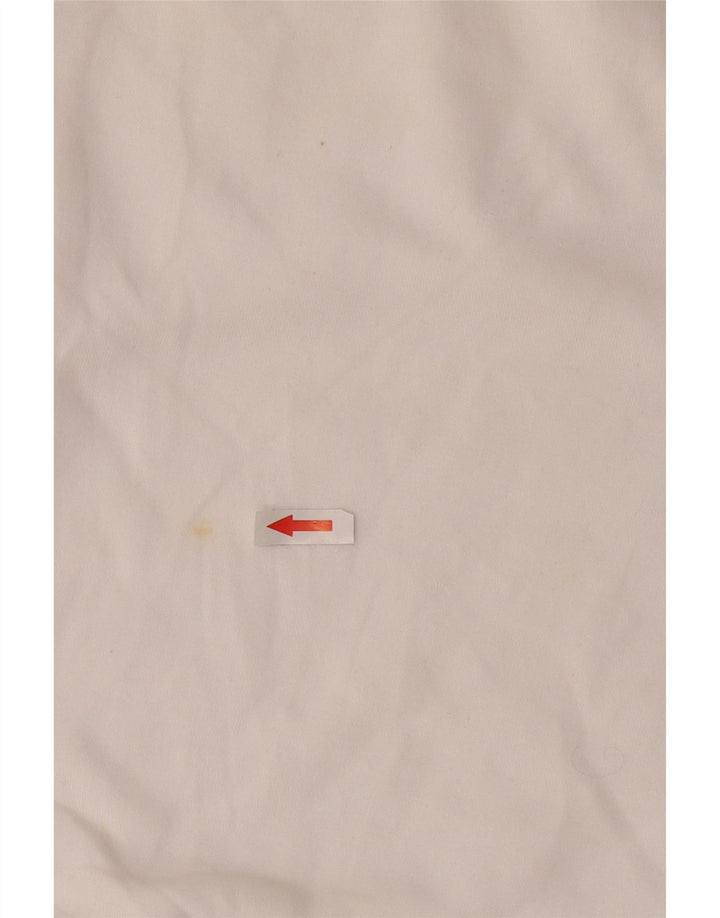 Pulover Fila pentru bărbați cu grafică, bumbac alb mediu