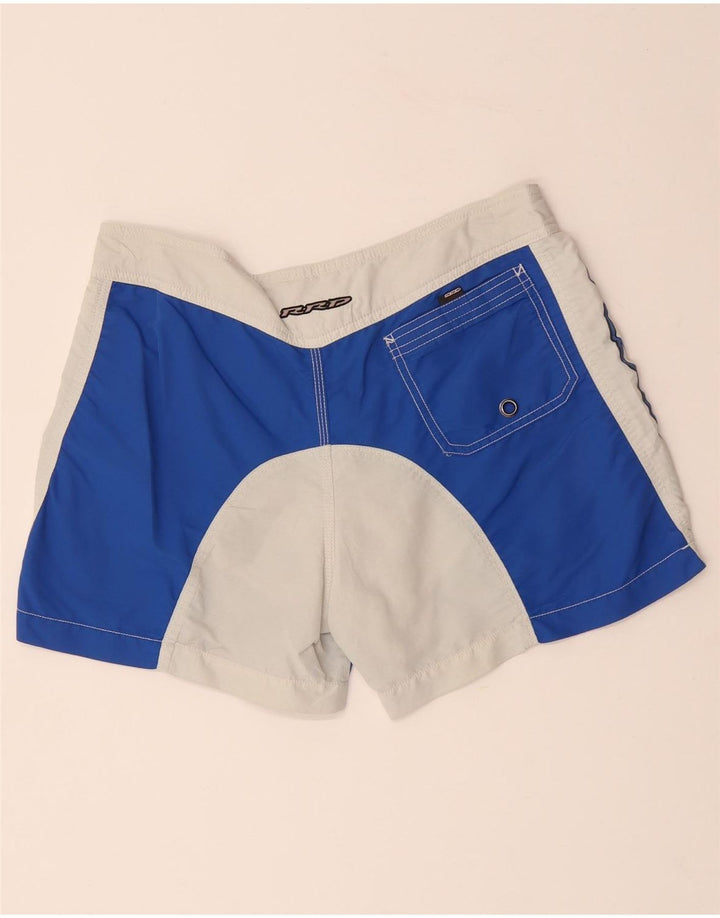 Pantaloni scurți de înot grafic RRD pentru bărbați IT 46 Small Blue Colorblock Poliester