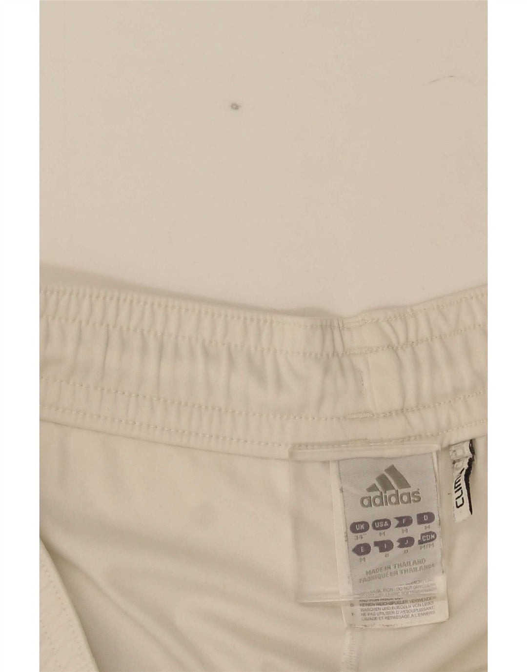 Pantaloni scurți sport pentru bărbați Adidas, mediu alb, poliester color bloc