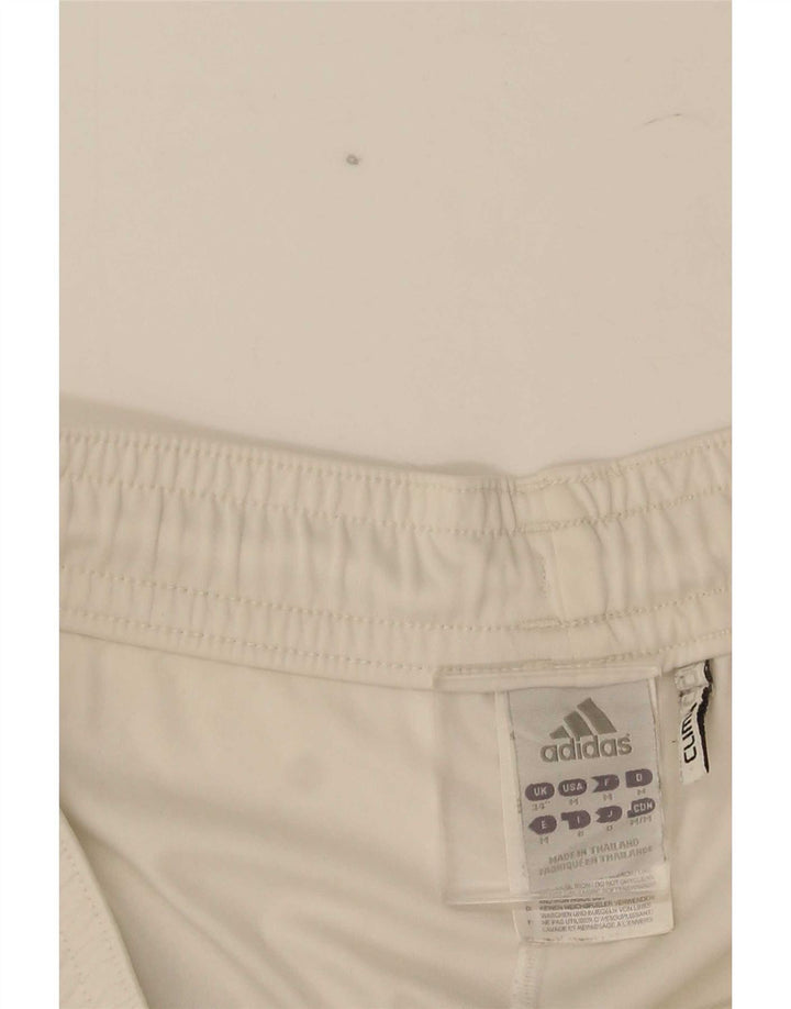 Pantaloni scurți sport pentru bărbați Adidas, mediu alb, poliester color bloc