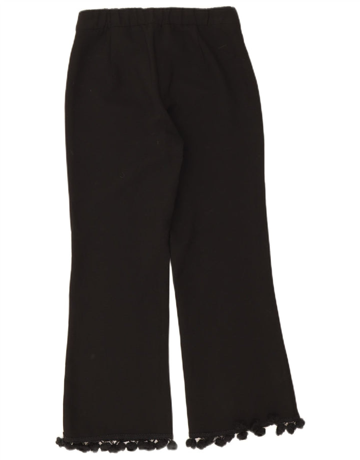 Pantaloni tăiați pentru femei Zara XS W24 L24 Poliester negru