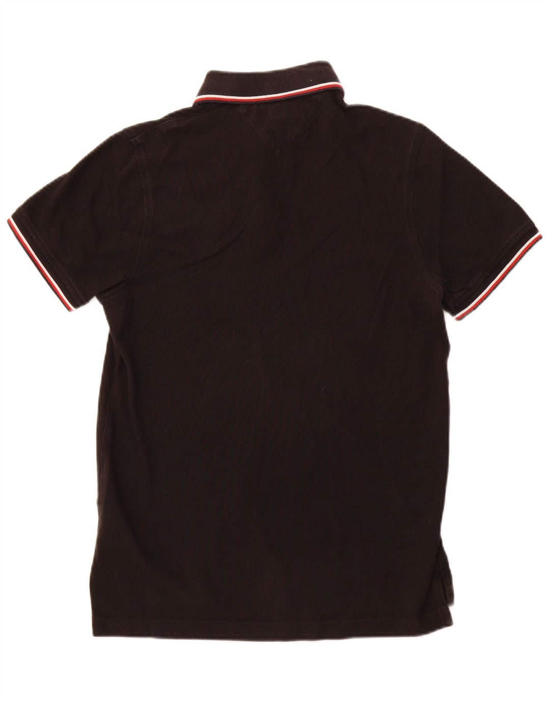 Tricou polo TOMMY HILFIGER pentru bărbați, bumbac mediu negru
