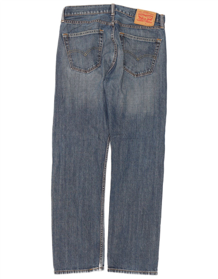 Blugi drepti pentru bărbați Levi's W33 L32 Bumbac albastru