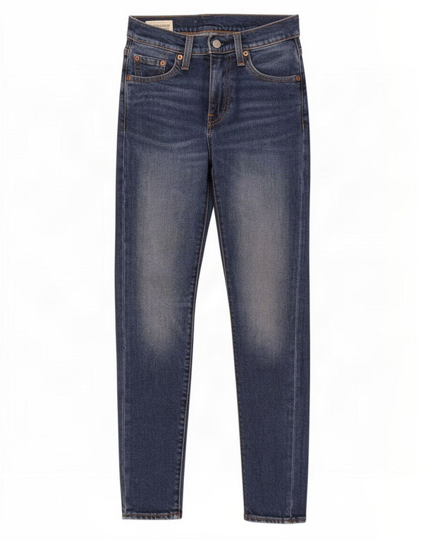 Blugi skinny conici pentru femei Levi's W26 L30 bumbac albastru
