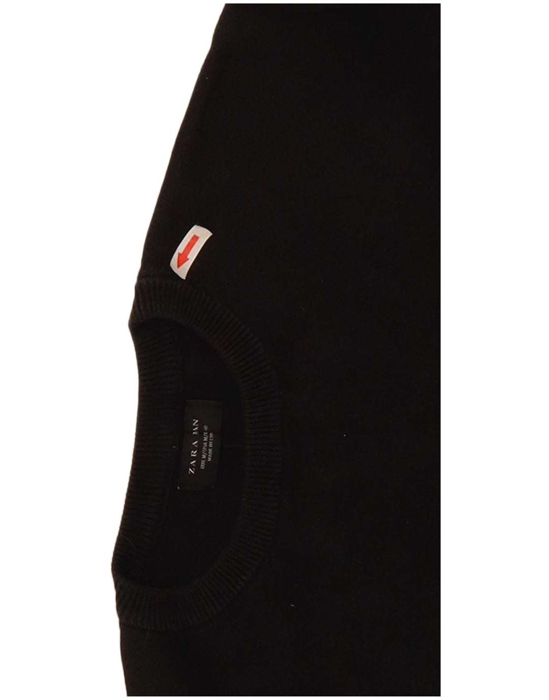 Pulover pentru bărbați Zara Medium Negru