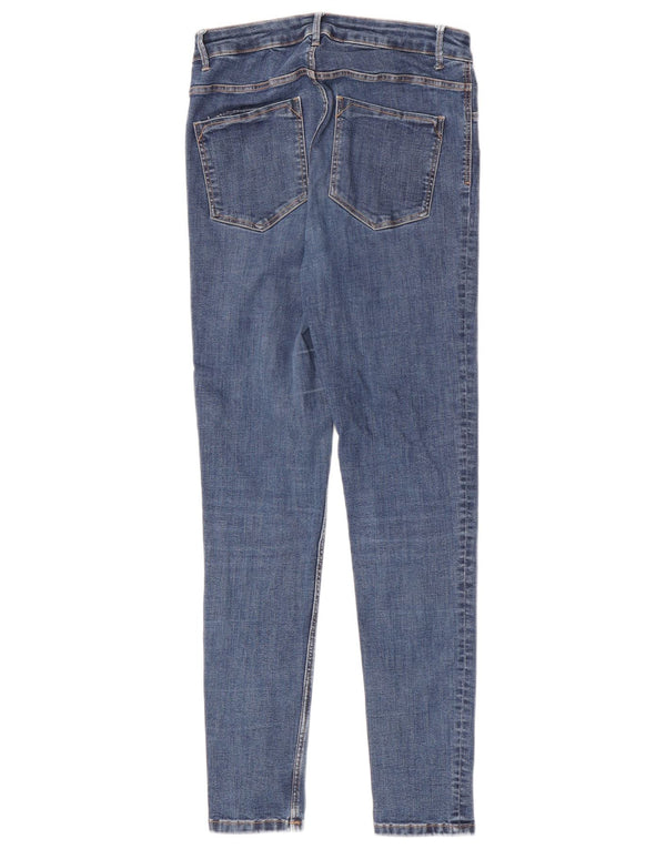 Blugi skinny dama Zara EU 38 Mici L28 L27 Bumbac albastru