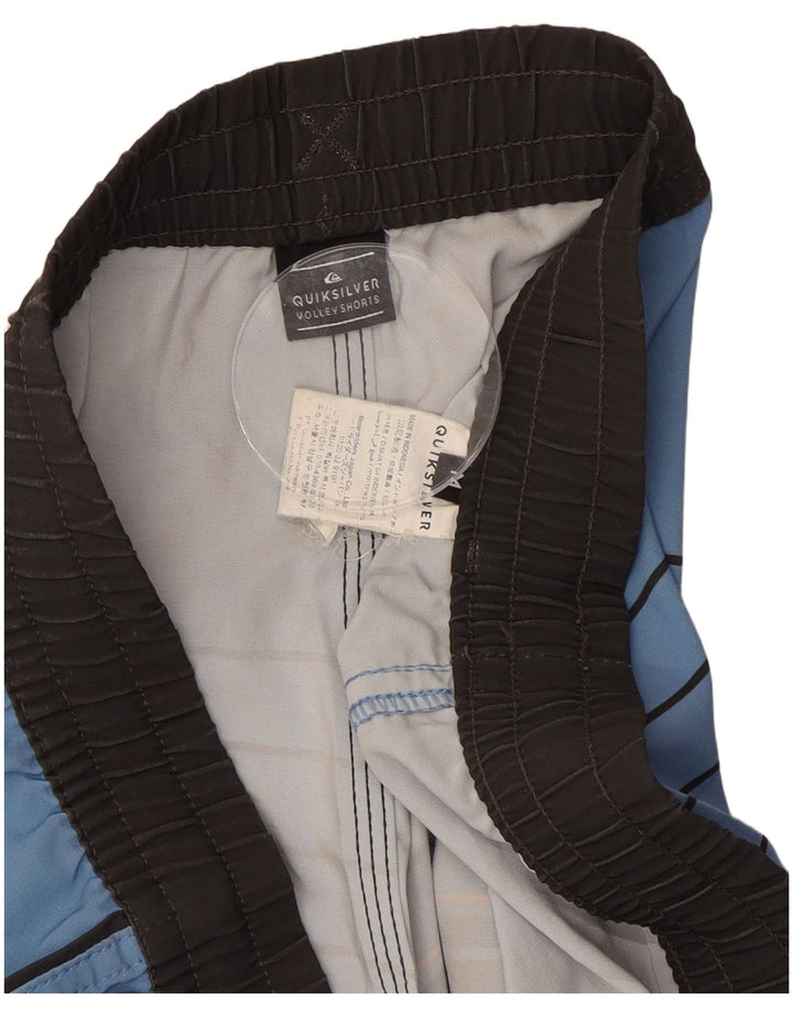 Pantaloni scurți de înot Quiksilver pentru bărbați, în dungi albastre medii