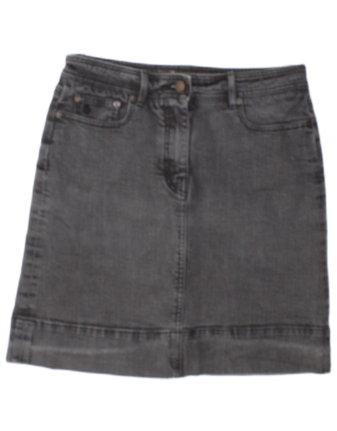 Fusta de blugi pentru femei BODEN UK 12 Medium W30 Gri