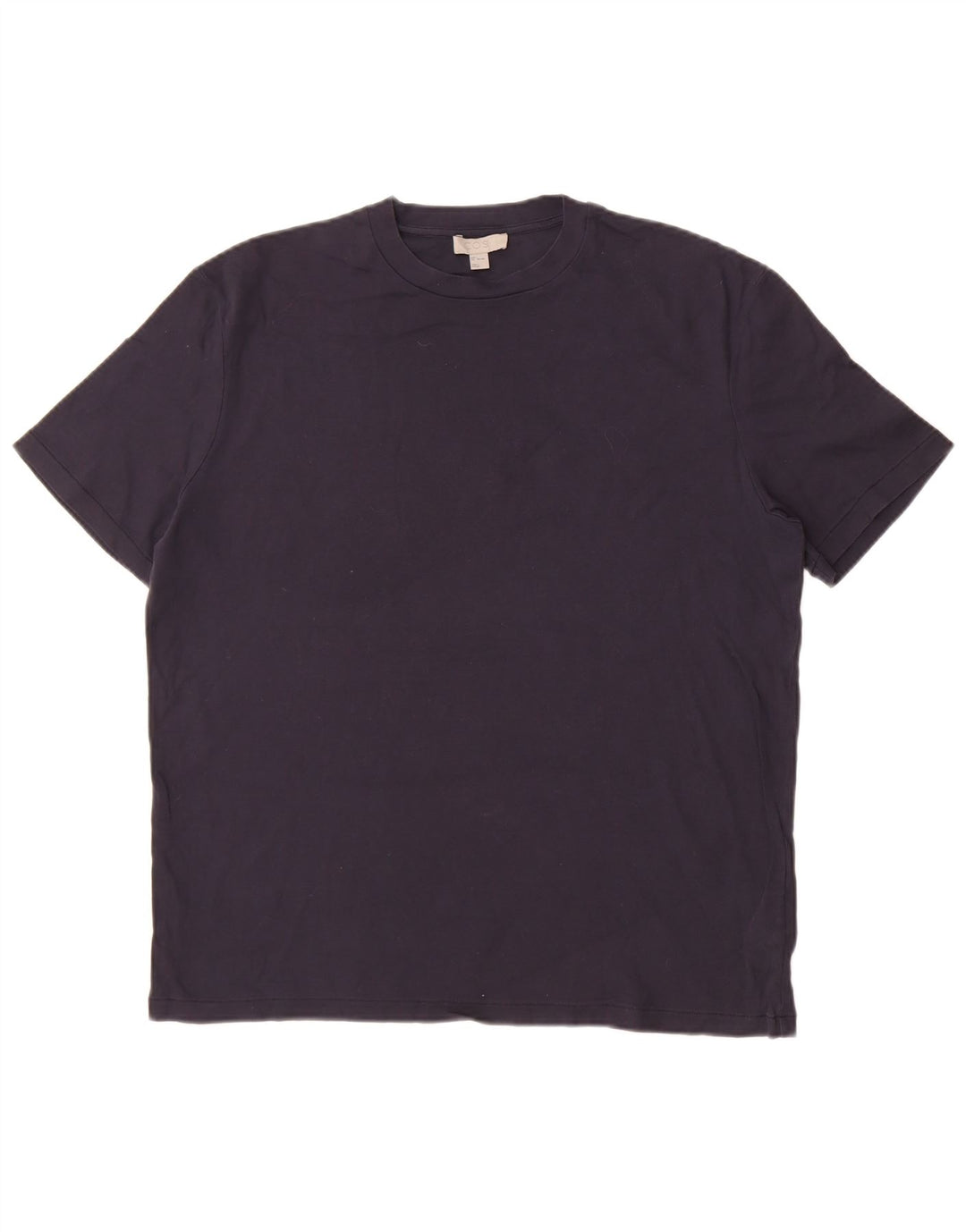 Tricou pentru bărbați Cos Top mare din bumbac bleumarin