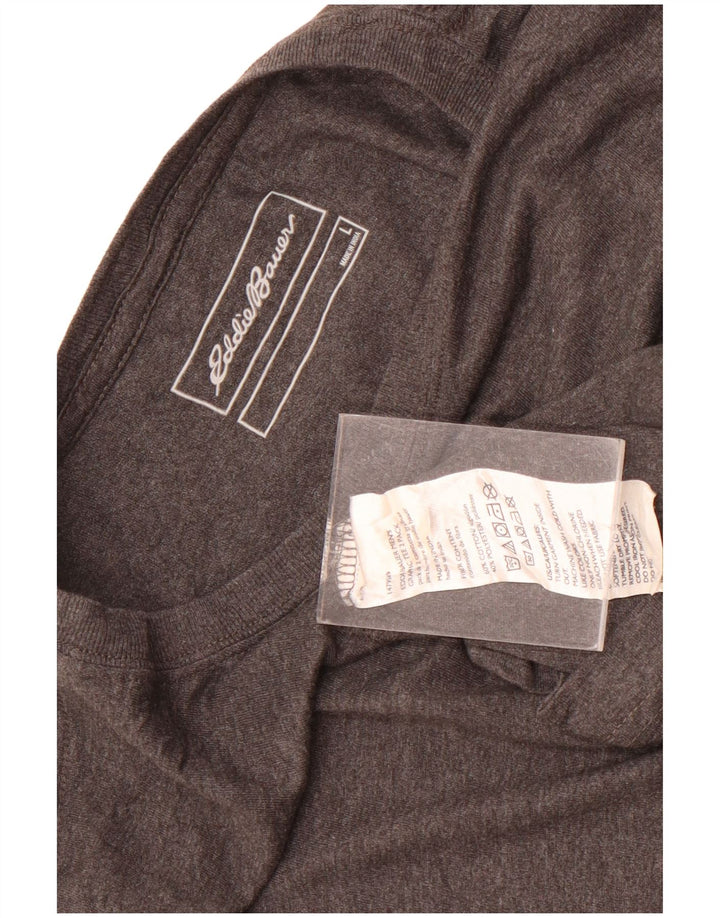 Tricou pentru bărbați Eddie Bauer Top mare bumbac gri