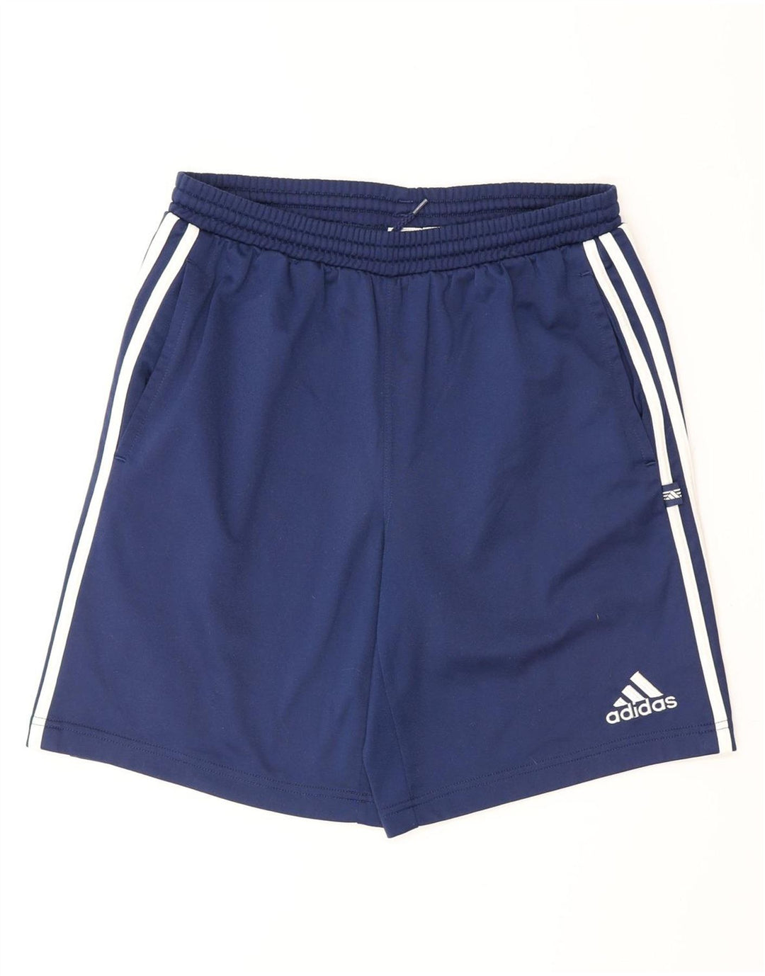 Pantaloni scurți sport pentru băieți Adidas 15-16 ani, bleumarin, poliester