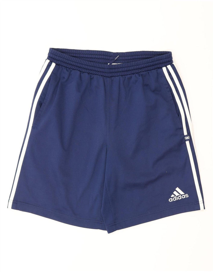 Pantaloni scurți sport pentru băieți Adidas 15-16 ani, bleumarin, poliester