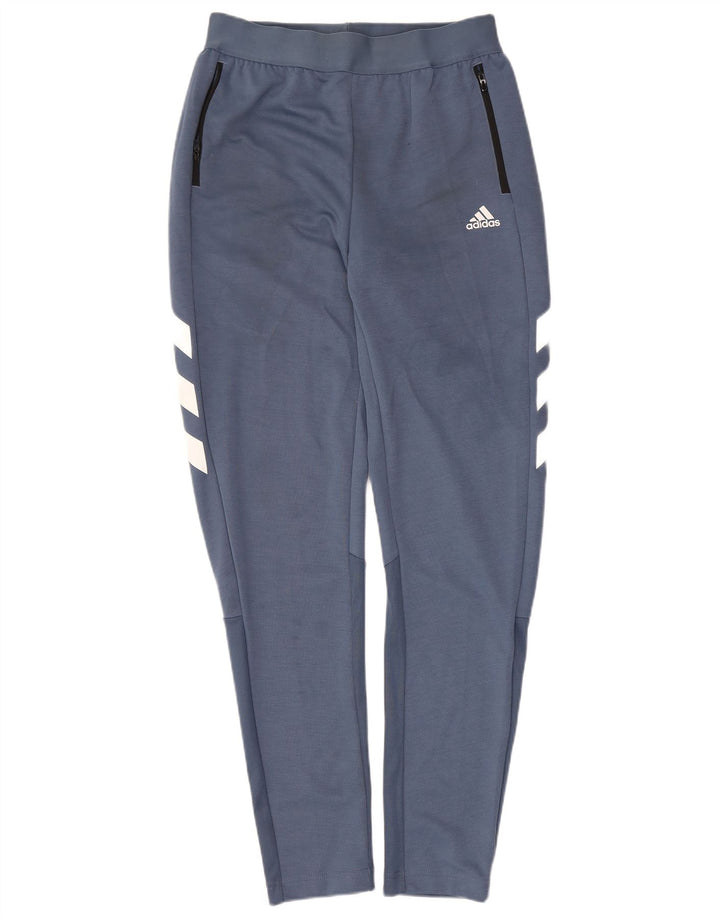 Pantaloni de trening Adidas pentru băieți 15-16 ani, albastru, poliester