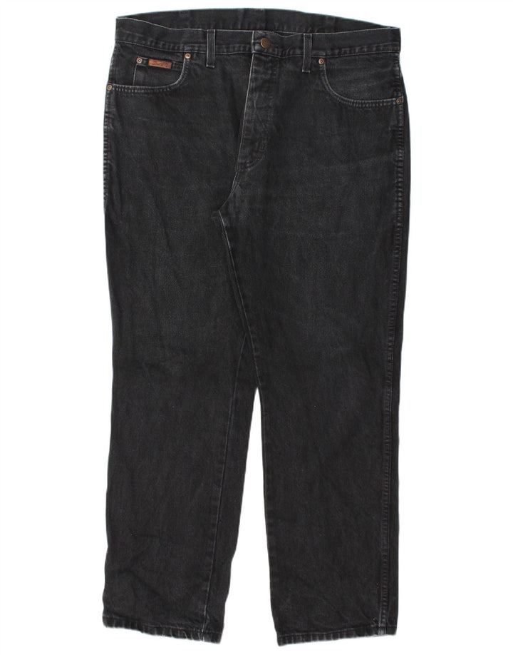 Blugi drepti pentru bărbați WRANGLER W36 L30 gri